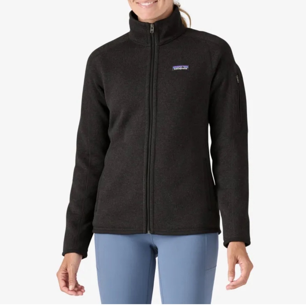 Patagonia Women's Medium Black Better Sweater Full Zip Jacket